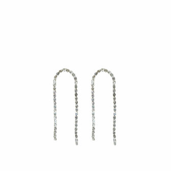 SMALL WATERFALL EARRINGS - SILVER