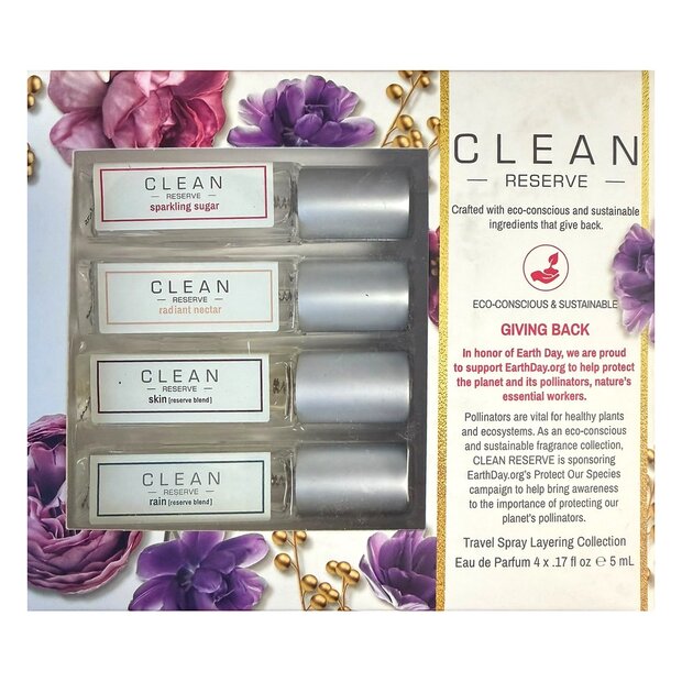 CLEAN RESERVE Travel Spray Layering Collection Eau de Parfum 4 x 5 ml